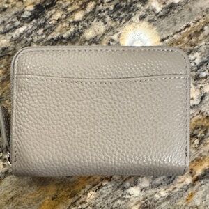 Elegant Gray Vegan Leather Wallet